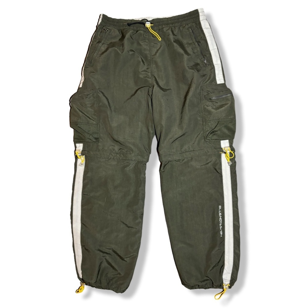 Vintage 90s BlueNotes Baggy Cargo Zip Of Pants
